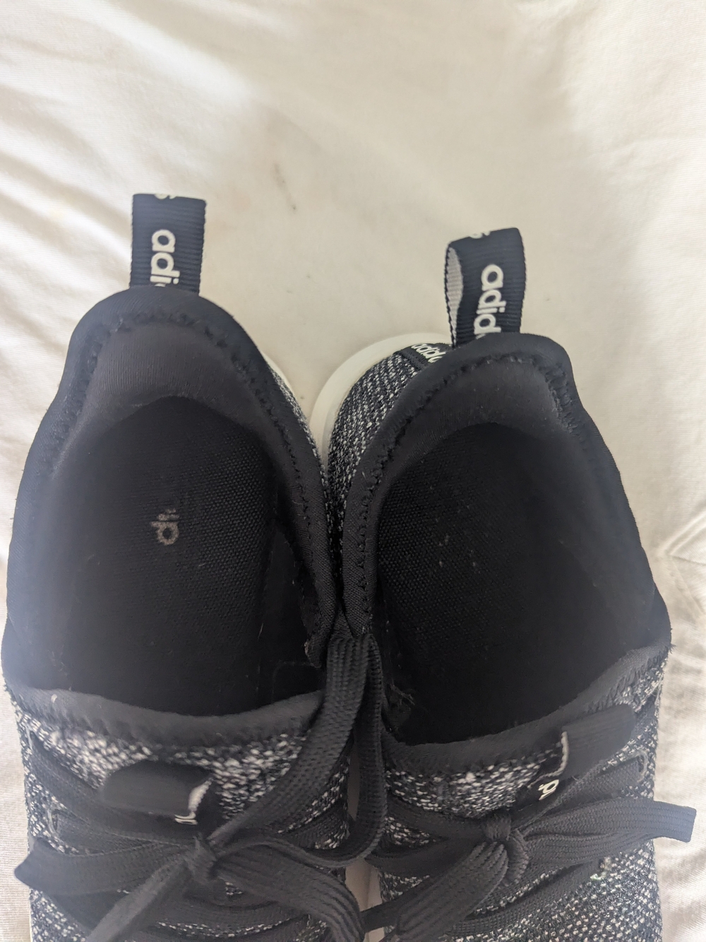 Adidas Cloudfoam Pure DB0694 Black Gray Running Shoes Womens 7 - Picture 11 of 11